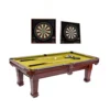 8FT Billiard Table With Dartboard Cabinet Set- Harrisburg - Image 2
