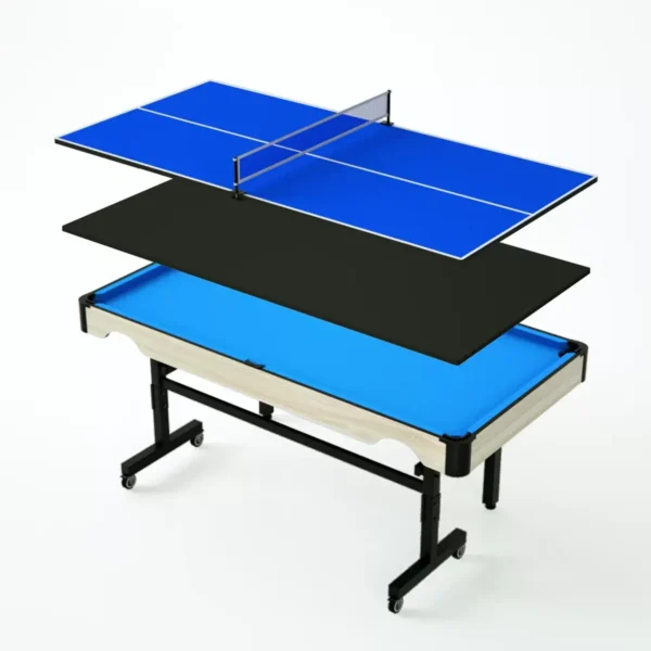 Otto Foldable Pool Table-6FT 3IN1 | No Assembly Required
