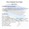 Otto Foldable Pool Table-6FT 3IN1 | No Assembly Required - Image 8