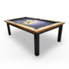 Melbourne Special - 7 Foot Euro Pool Table, Wormy Timber Top