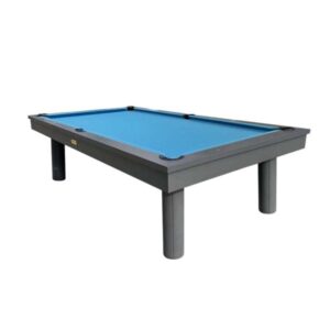 8FT 005 Slate Pool Table Dark Grey Frame