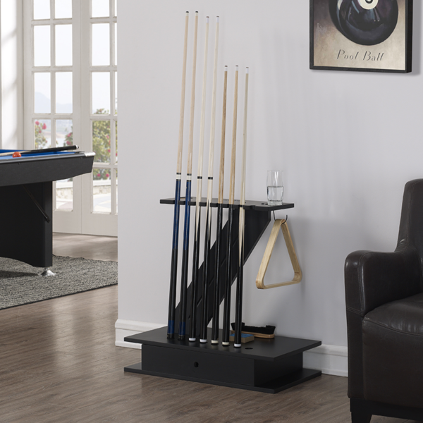 Billiard Cue Rack With Drawers-High Quality - Image 5