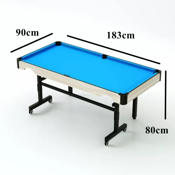 Otto Foldable Pool Table-6FT 3 in 1 | No Assembly Required - Image 3