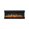 Zevoko 1600W 3 Sided 50" Recessed / Wall Mounted Electric Fireplace - Image 13