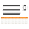 Zevoko 1600W 3 Sided 43" Recessed/Wall Mounted Electric Fireplace - Image 9