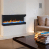 Zevoko 1600W 3 Sided 50" Recessed / Wall Mounted Electric Fireplace - Image 7