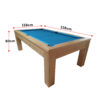 MACE P4 7FT Slate Pool Snooker Table Billiards Table Straight Leg - Image 4