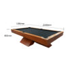 MACE WY20 7FT Luxury Slate Billiard W/Free Accessories Pool Table - Image 2