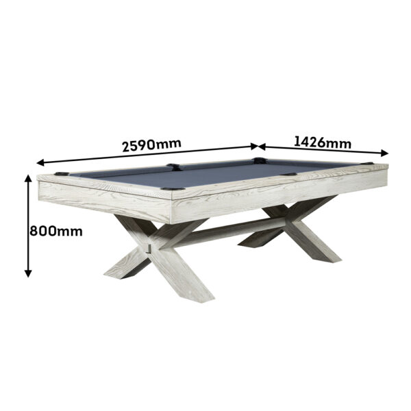MACE WYJ004 8FT Slate Billiard Table W/ Free Accessories Pool Table - Image 2