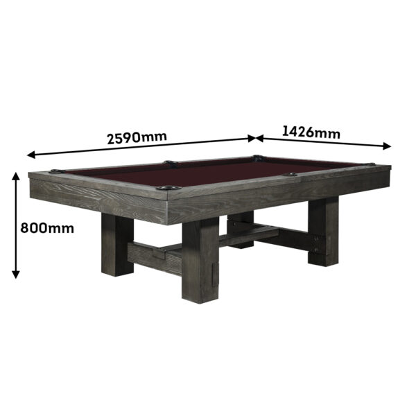MACE WYJ03 8FT Slate Billiard Table W/ Free Accessories Pool Table - Image 2