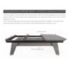 Rasson ACURRA 9FT Slate Competition Billiard Table Free Accessories - Image 14