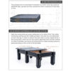 RASSON Sword 2 9FT Slate Billiard Table W/ Free Accessories Chinese - Image 3