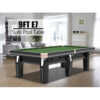 MACE E7 9FT Slate Billiard Table Pool Snooker Table – Black Frame - Image 4