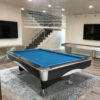 MACE 4D 9FT Slate Pool Snooker Table Billiards Table – Oak & Blue - Image 3