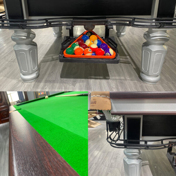 MACE 9FT Luxury Slate Billiard Table W/ Free Accessories Chinese