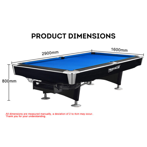 XING JUE 9-4 9FT Slate Billiard Table With Free Accessories - Image 6