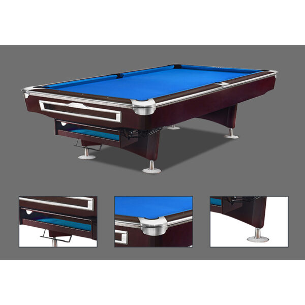 XING JUE 9-6-1B 9FT Slate Billiard Table With Free Accessories - Image 5