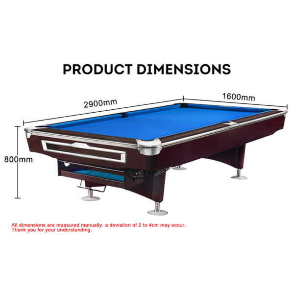 XING JUE 9-6-1B 9FT Slate Billiard Table With Free Accessories - Image 6