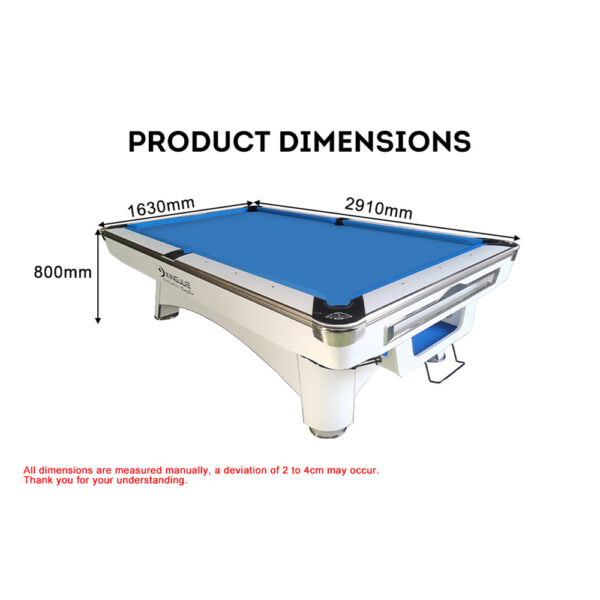 XING JUE 9-6-2B 9FT Slate Billiard Table With Free Accessories - Image 4
