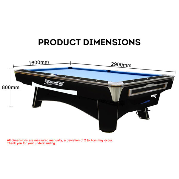 XING JUE 9-6-2C 9FT Slate Billiard Table With Free Accessories - Image 5