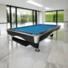 MACE 4D 9FT Slate Pool Snooker Table Billiards Table – Oak & Blue - Image 3