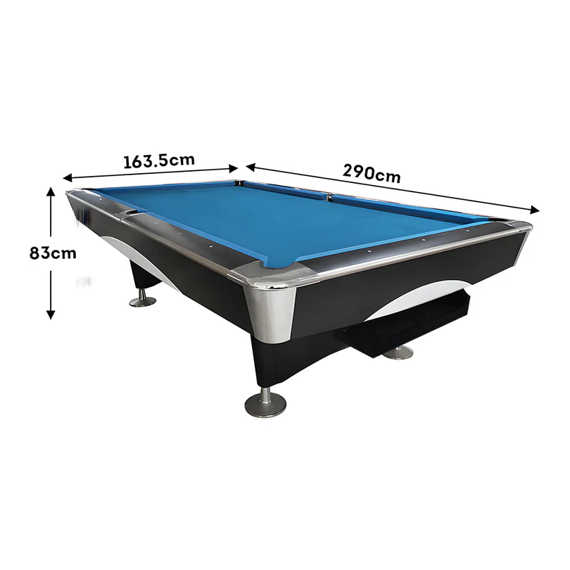 MACE 4D 9FT Slate Pool Snooker Table Billiards Table – Oak & Blue 6 MACE 4D 9FT Slate Pool Snooker Table Billiards Table – Oak & Blue - Image 6