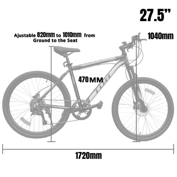 27.5 Inch Electric Bike Mountain with 13Ah Lithium Battery - Image 5