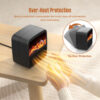 Electric Fireplace 3D Flame Effect Timer Portable Indoor Heater 1500W - Image 7