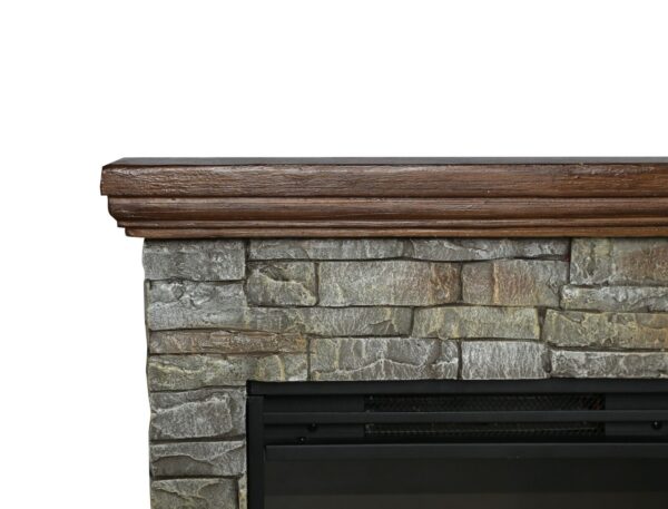 Stone Design Electric Fireplace Heater & Mantel - Image 11