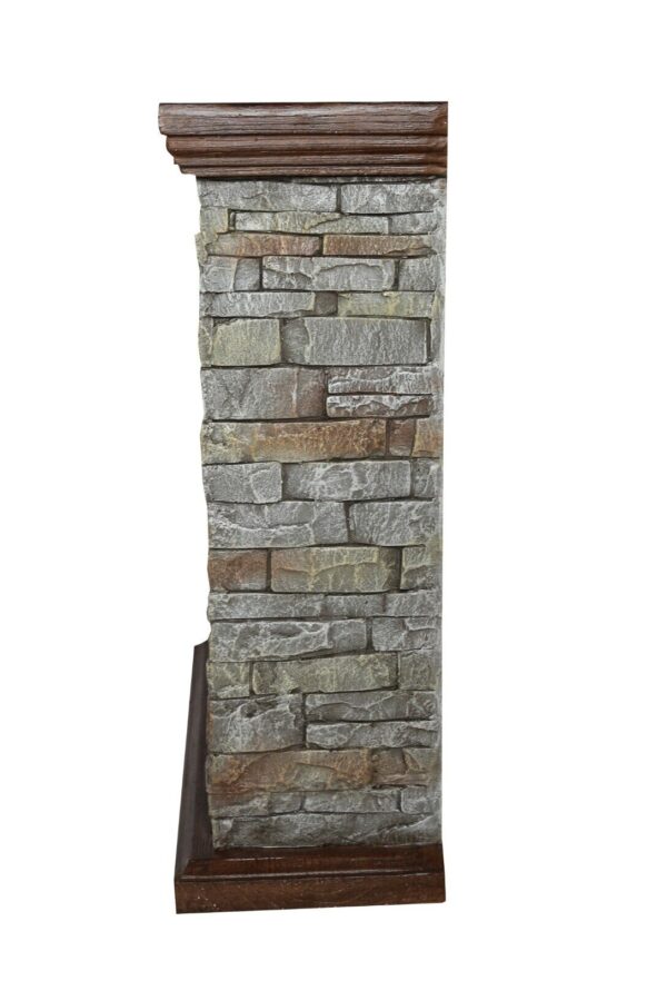 Stone Design Electric Fireplace Heater & Mantel - Image 3