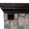 Stone Fireplace Mantel Surround With Insert - Image 7