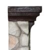 Stone Fireplace Mantel Surround With Insert - Image 8