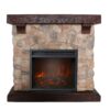 Stone Electric Fireplace Mantels Surrounds Inserts AU Stock - Image 6