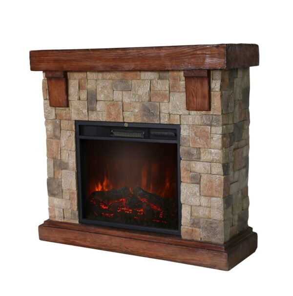 Electric Fireplace Mantel Surrounds Insert - Image 4