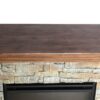 Stone Design Electric Fireplace Heater & Mantel - Image 5