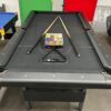7FT Modern Fold Away Pool Table- Billiard Table (Black Felt)