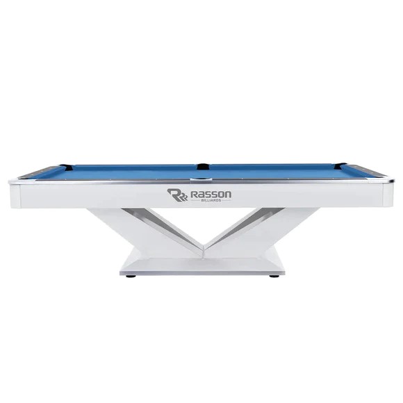 Rasson 9ft Victory Slate Pool Table White