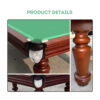 MACE 8FT Luxury Slate Pool/Billiard/Snooker Table – Pecan & Green - Image 3
