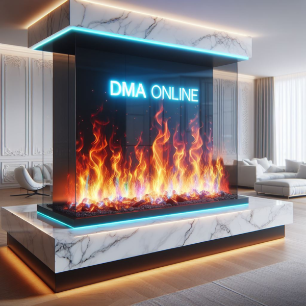 Designer Electric Fireplace Mantel