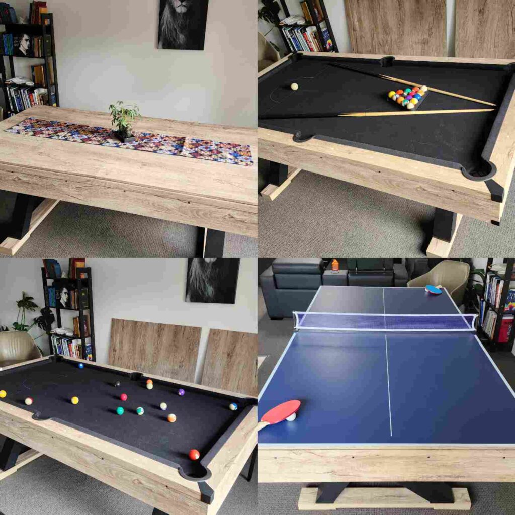 Premium Dining Pool Tables Australia - 2-in-1 Dual Purpose Pool and Dining Tables