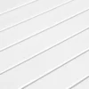 Manly White Aluminium Outdoor Faux wood Top Bench with Grey Cushion (Set of Two) - Image 10