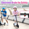 EV06C Electric Scooter, Foldable Electric Scooter for Kids Ages 6-12, up to 9.3 - Image 5