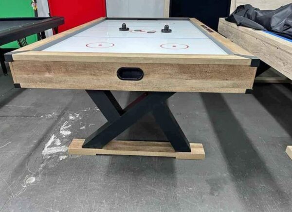 Pulse-Pounding Play: 7Ft X-Pro Series Air Hockey Table With Electronic Scorer + Electric Blowing Fan - Image 2