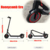 Electric Scooter 900W 40KM/H Adult 8.5 inch 50km Portable Black Foldable Bike - Image 2