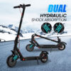 2024 New 900W Electric Scooter Max 40km/h 50Km Range Foldable E Bike Daul Shock absorber