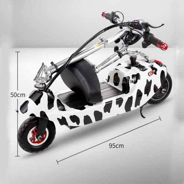 Electric Scooter 600W 35km/h Motor 8 inch Foldable Portable Commuter Bike Adults - Image 4