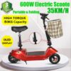 Electric Scooter 600W 35KM/H Motor 8 inch Foldable Portable Commuter Bike - Image 13