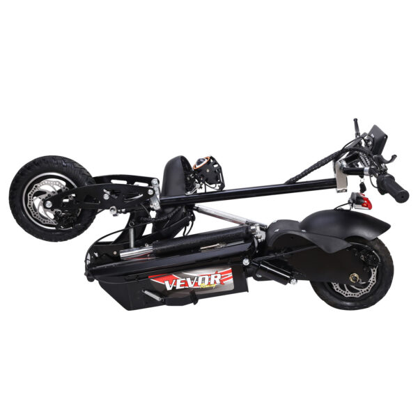 10'' Off Road Electric Scooter 50KM/H 1000W Black Blue High Speed Electric Motor Adult Glow eBike - Image 6