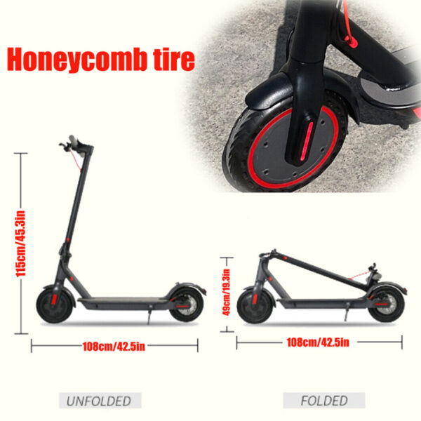 Portable Electric Scooter 40KM/H 800W Adult Foldable Travel E Bike Yellow with Seat APP 2024 - Image 2
