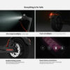 2024 New 900W Electric Scooter Max 40km/h 50Km Range Foldable E Bike Daul Shock absorber - Image 5